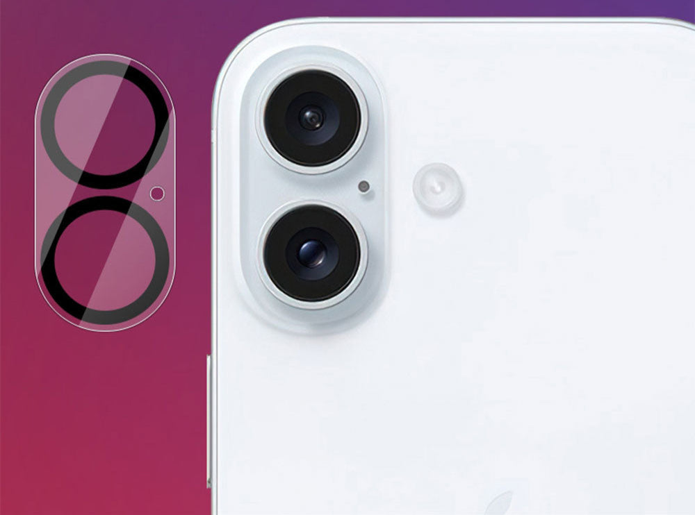 كڤر حماية كاميرا AR لهاتف iPhone 16 / 16 Plus من Anank | شفاف كڤر حماية كاميرا AR لهاتف iPhone 16 / 16 Plus من Anank | شفاف
